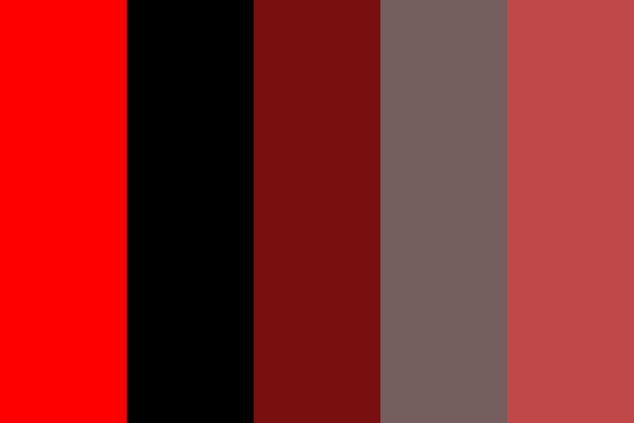 vampires blood Color Palette