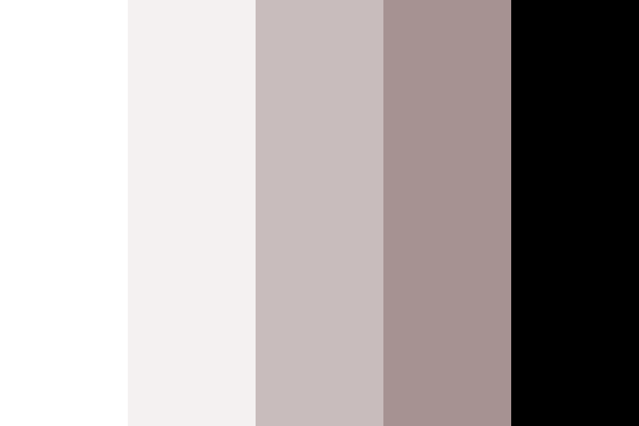 Muted Grey Rose Color Palette