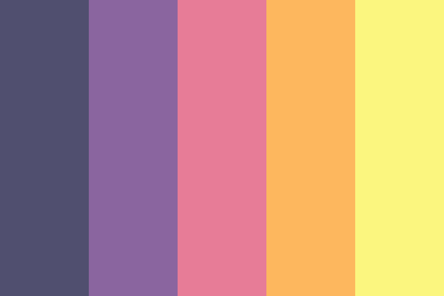 fairy sunset Color Palette
