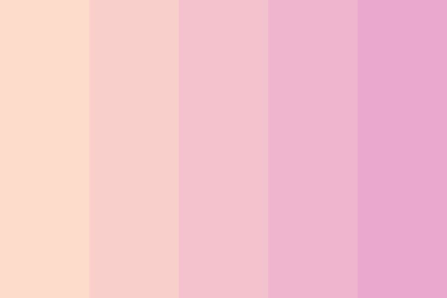 PEACHES PINK Color Palette