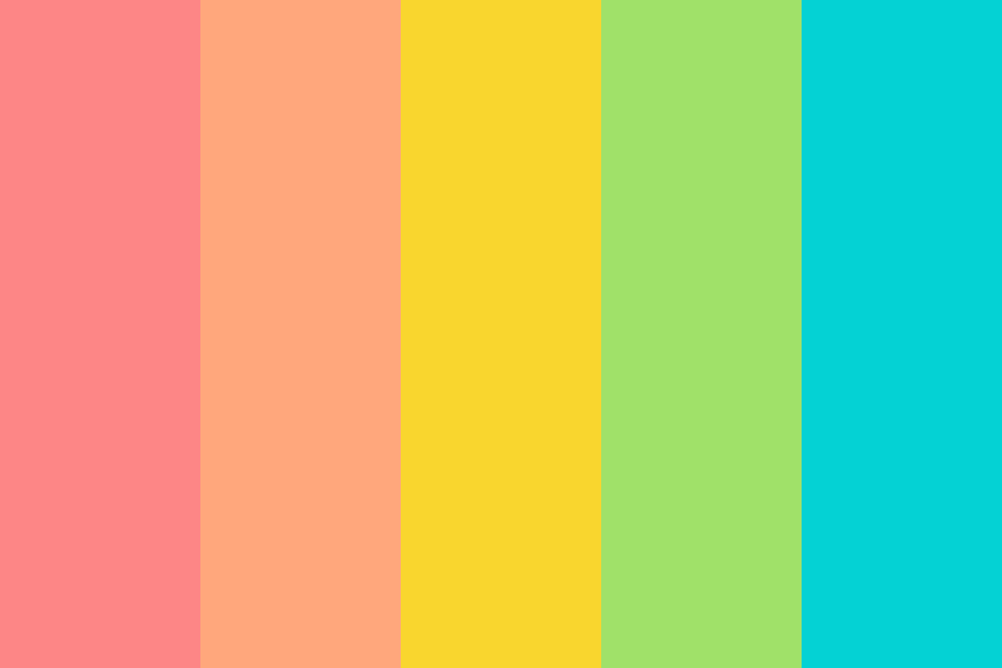 summer calendar colors Color Palette