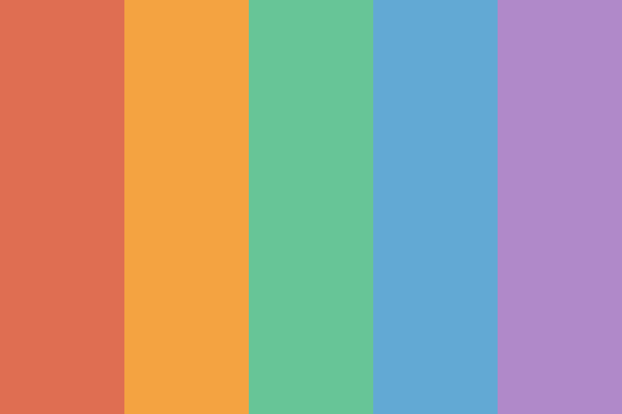 Tumblr Post Types Color Palette