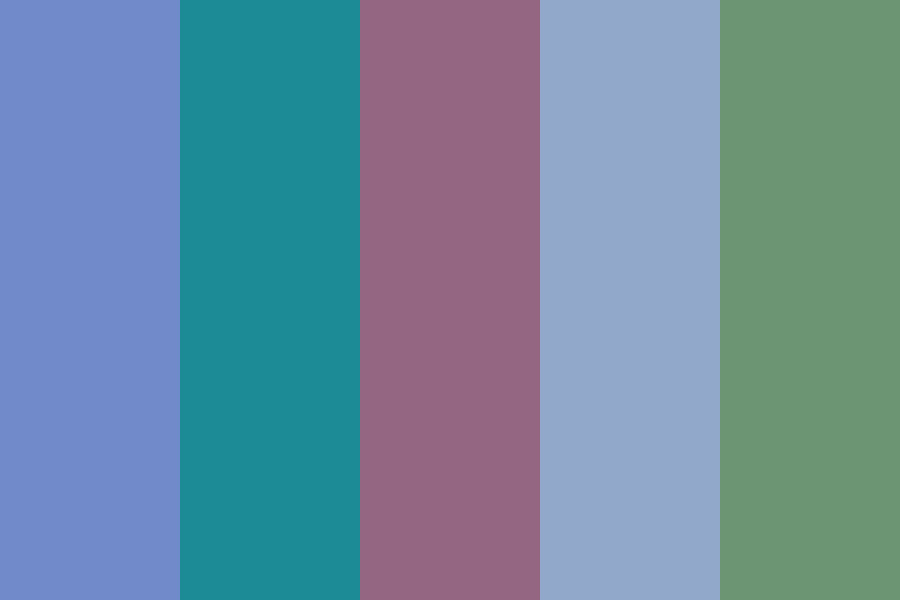 Pale Jewel Tones Color Palette