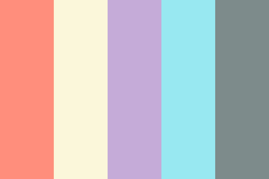 Pink Sky Blue Color Palette