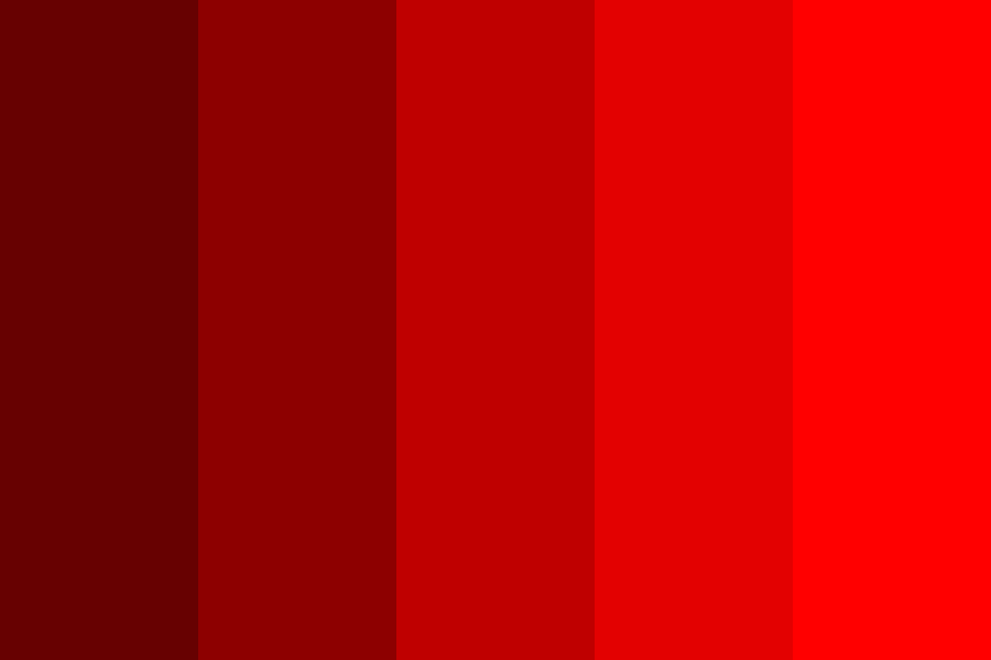 Red Tints Color Palette