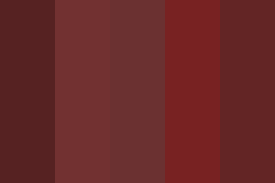 Redish gothic Color Palette