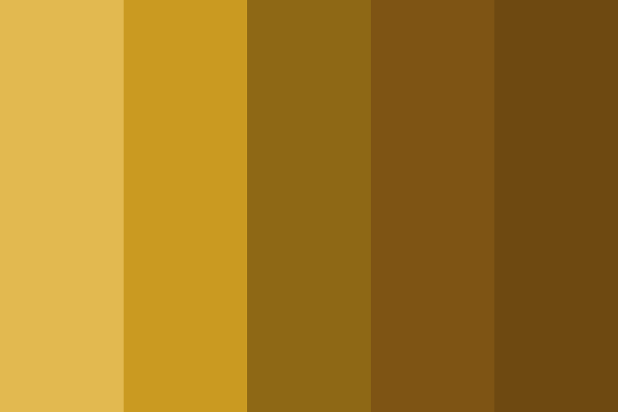 Butterscotch blonde hair Swatches Color Palette