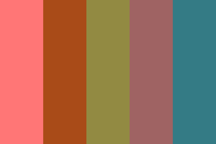 fishing dock Color Palette