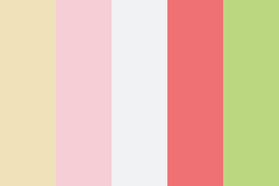 Strawberry cake Color Palette