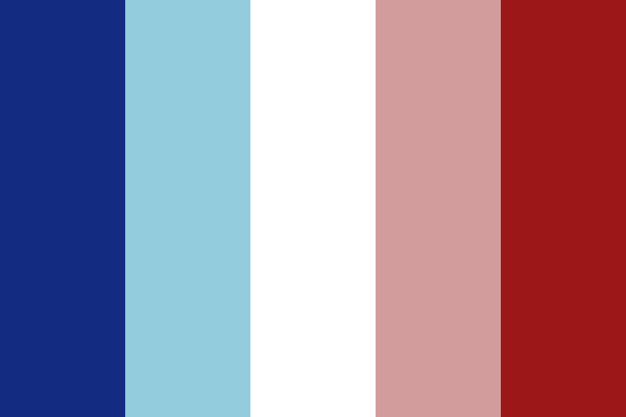 National Flag France Color Palette