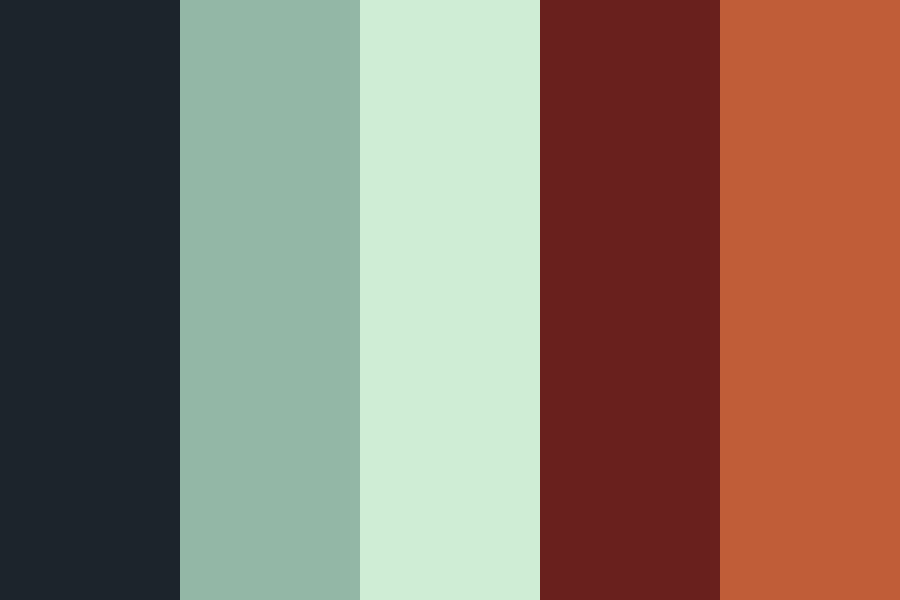 D2L green orange red Color Palette