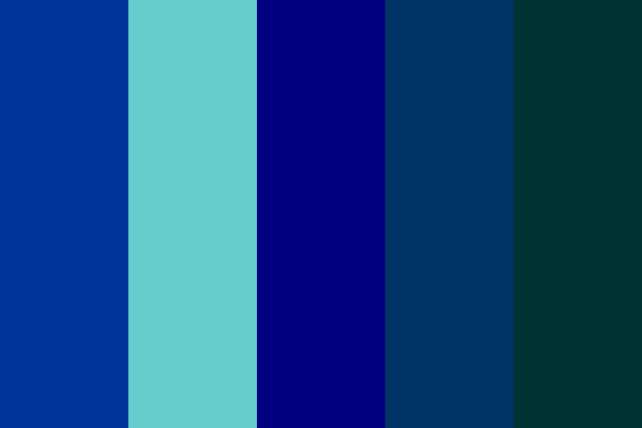 Colors of Ancient Egypt Blue Color Palette