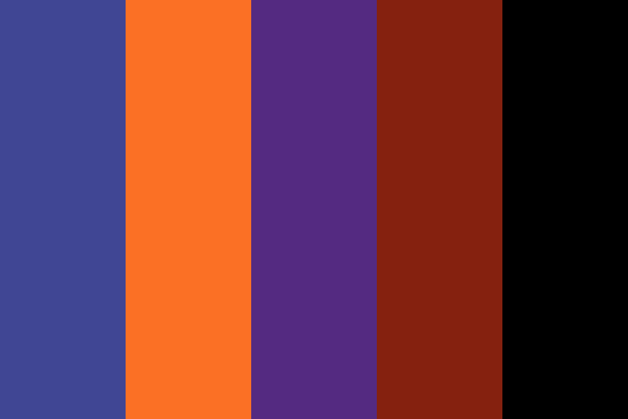 halloween night Color Palette