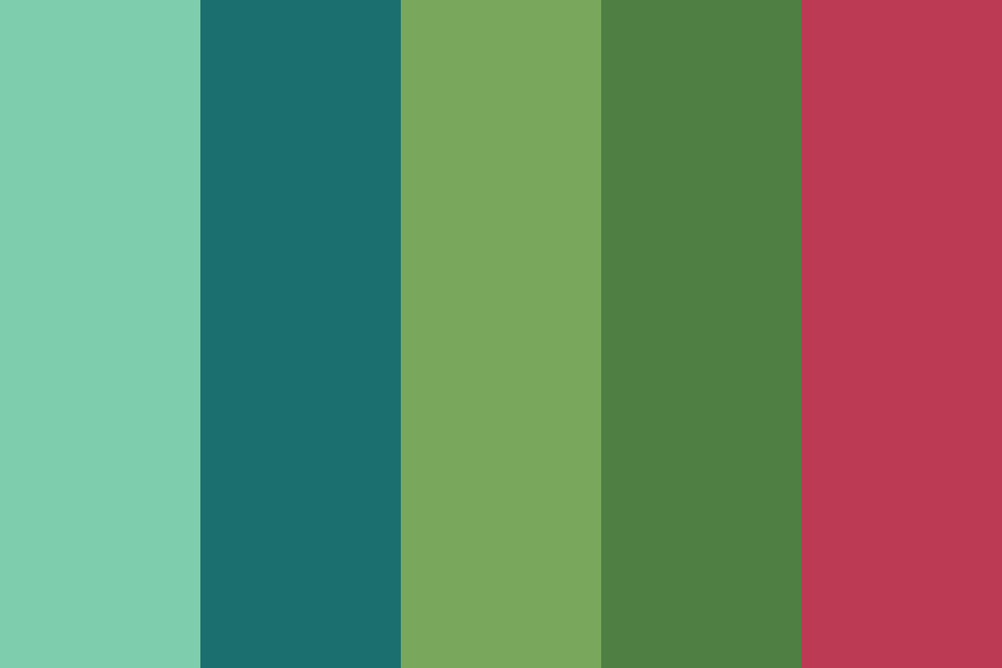 01 Bulbasaur Color Palette