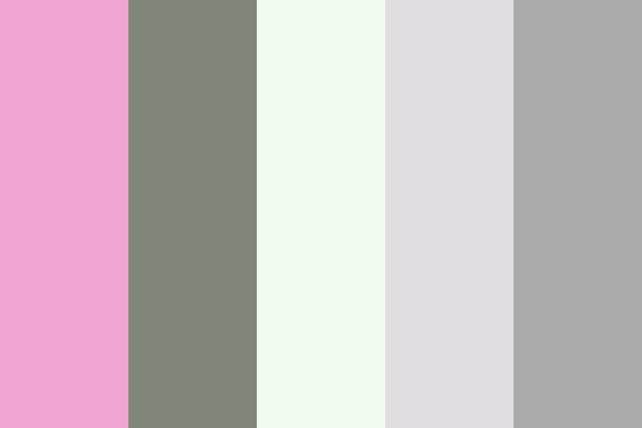 2 olijf versus pink Color Palette