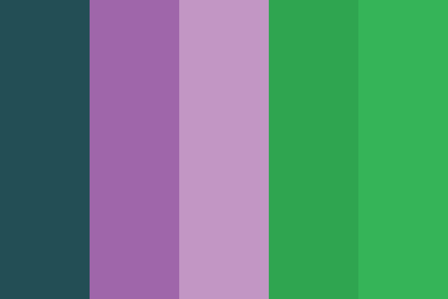 Eggplant Emoji Color Palette