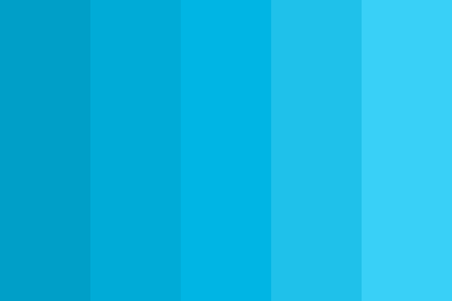 Aesthetic Color Palette Blue Aesthetic color palette for