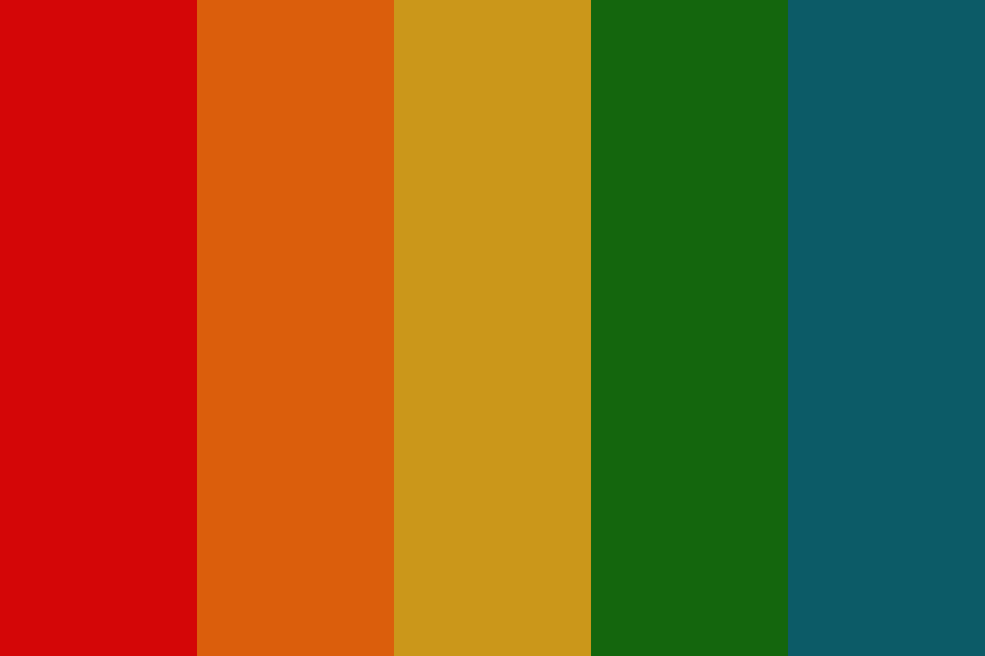 Rainbow color Color Palette