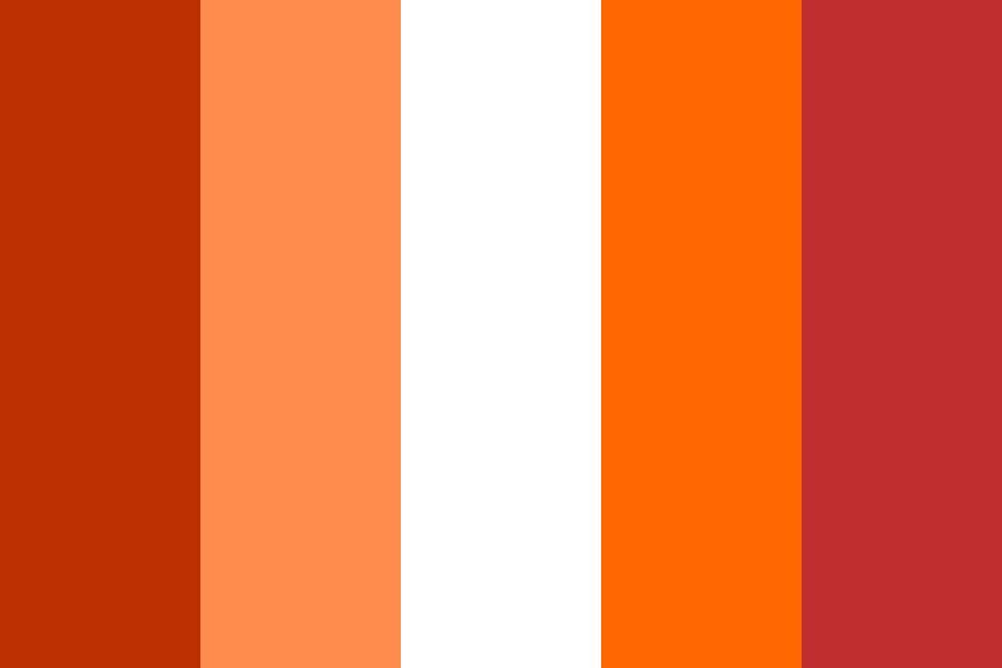 Thai Iced Tea Color Palette