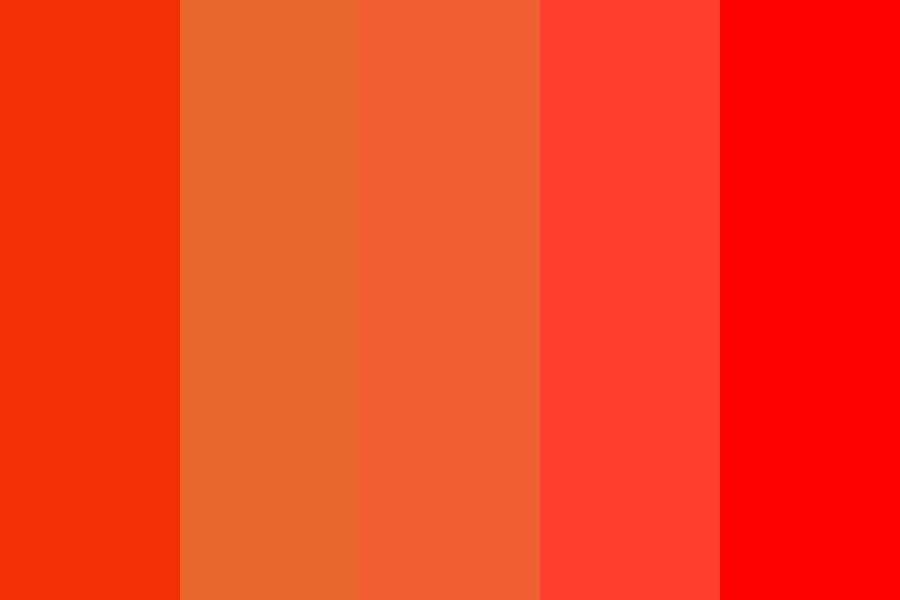 Tangy Oranges Color Palette