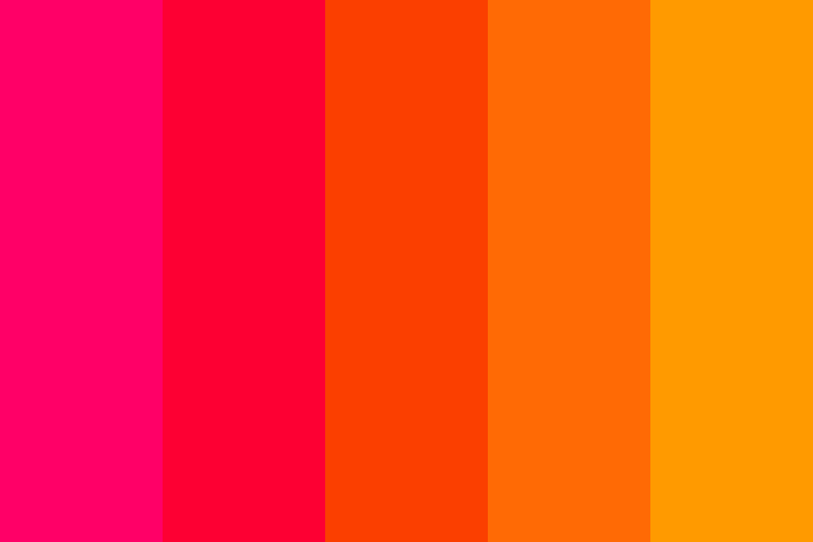 Leo Sun Sign Color Palette