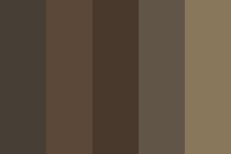 brown types Color Palette