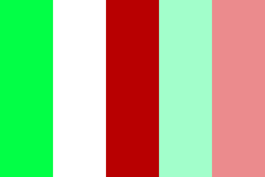 Candy Canes Color Palette