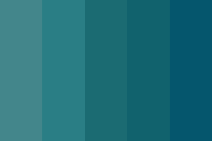 Teal Varieties Color Palette