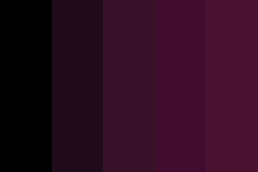 Dark Wine Winter Aura Thing Color Palette