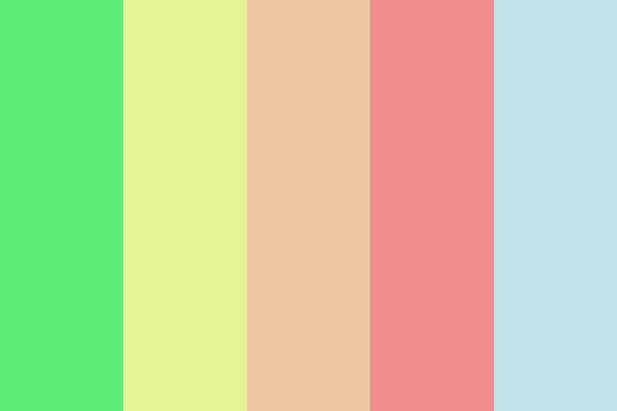 spanish ice cream Color Palette