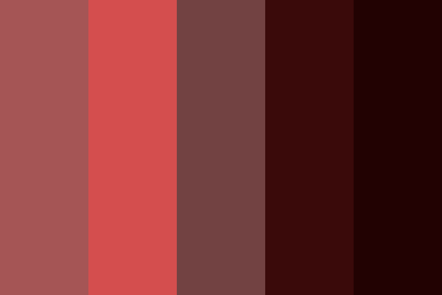 Various Shades of Red Color Palette