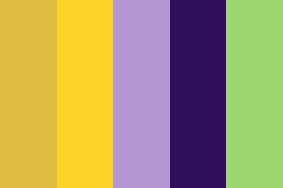 Mardi Gras Color Palette