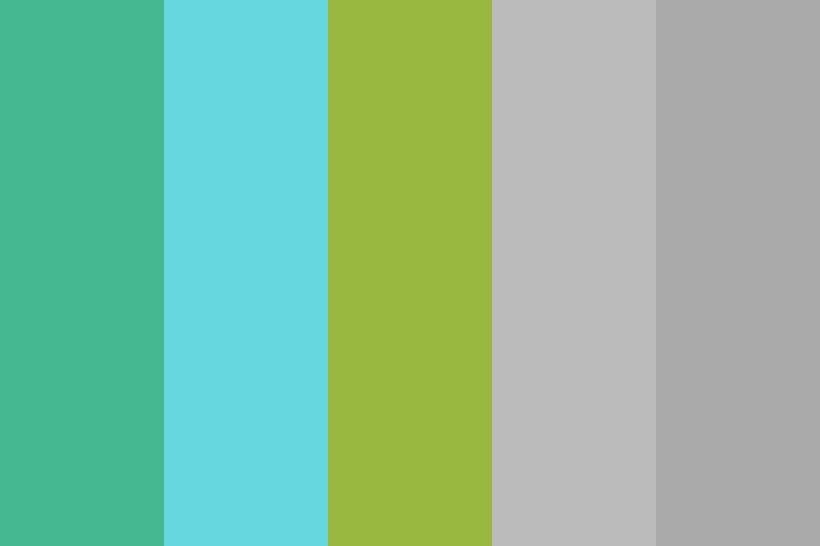 pale teal blue green Color Palette
