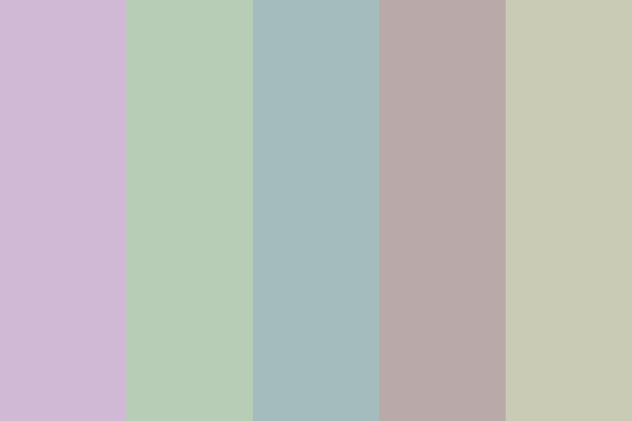 Grayish Pastel Color Palette