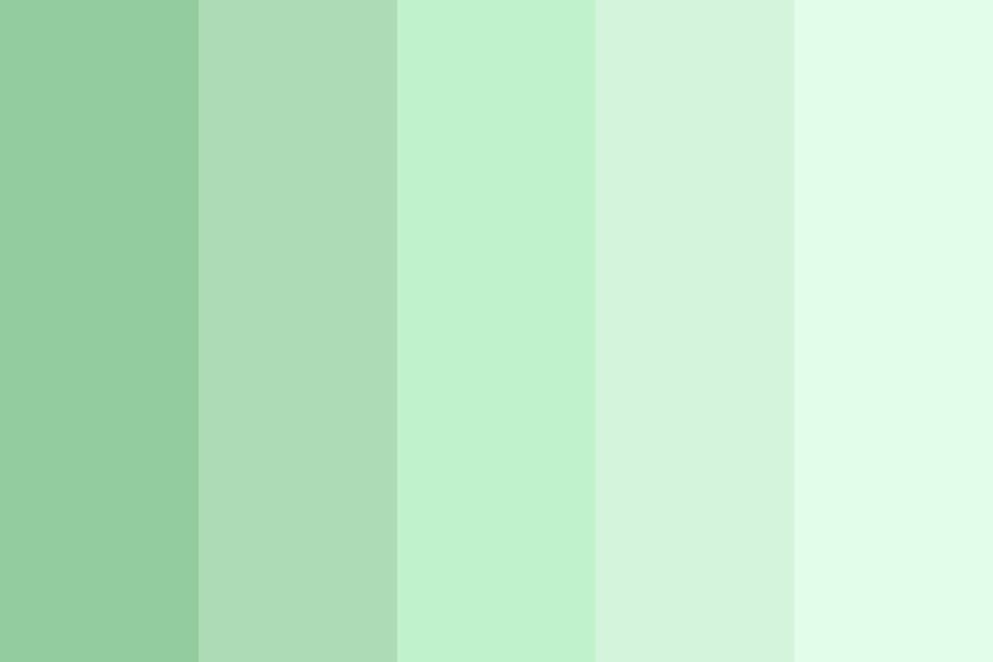 fading mint ice cream Color Palette