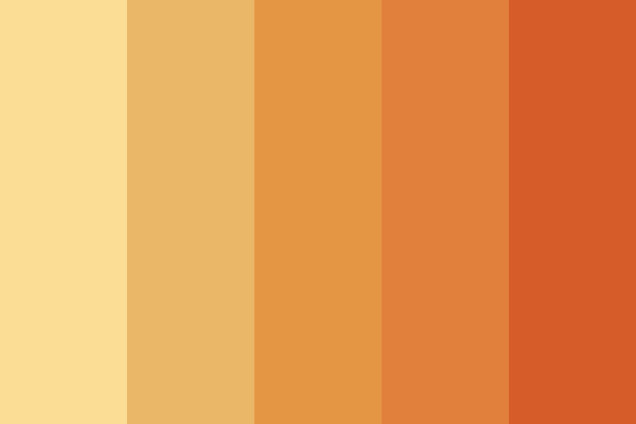 The Flavor Orange Color Palette