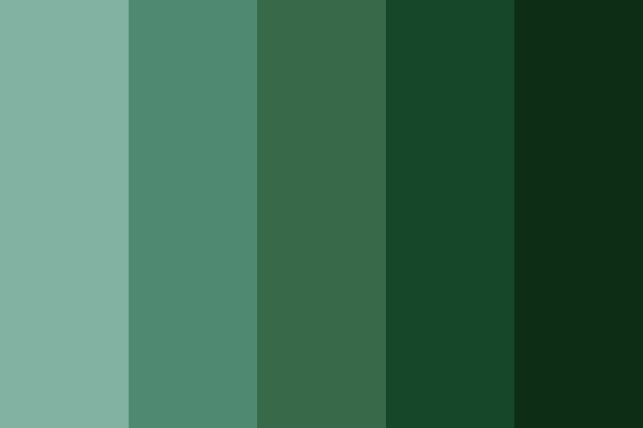 Smelling Pine Needles Color Palette