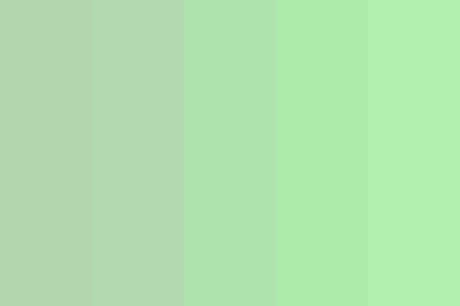 Celadon Pottery Color Palette
