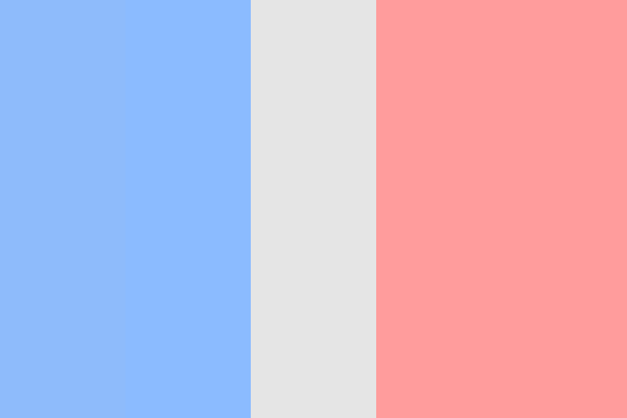 Pastel French flag Color Palette