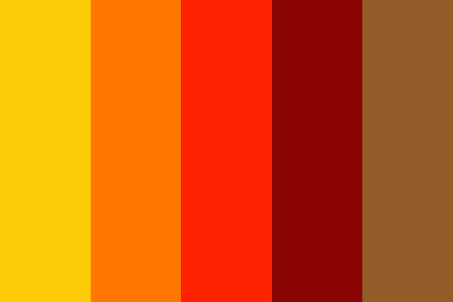 Land of Heat and Clockwork Homestuck Color Palette