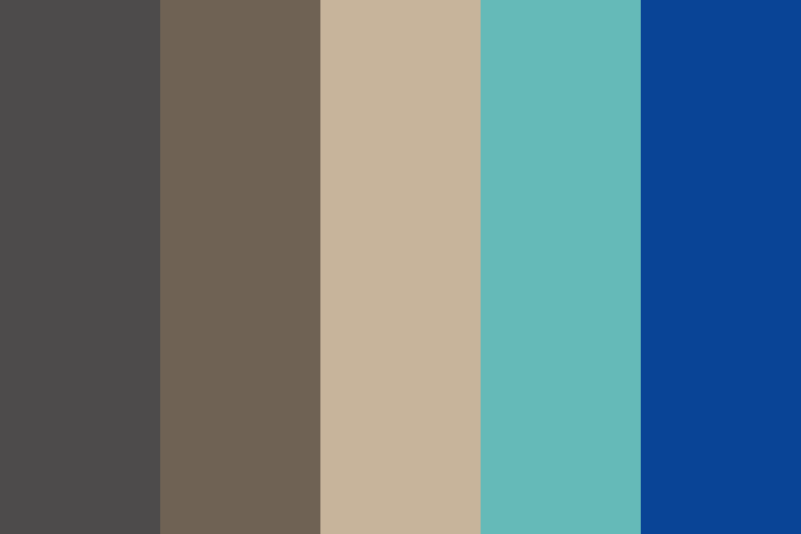 Beach Blue Color Palette