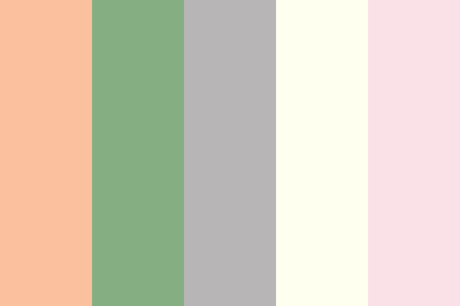 Peach and Sage Color Palette