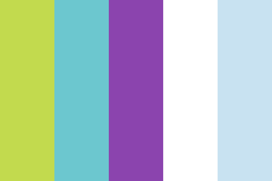 Blue green purple Color Palette