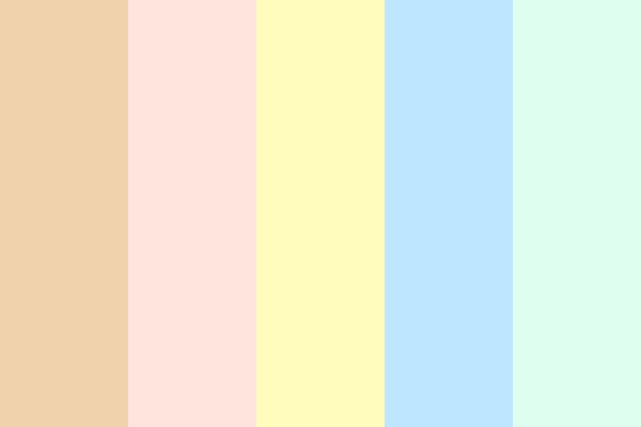 Pastel fundamental colors brand Color Palette