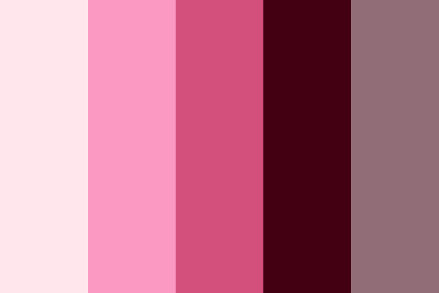 PastelGoth Bubblegum Color Palette