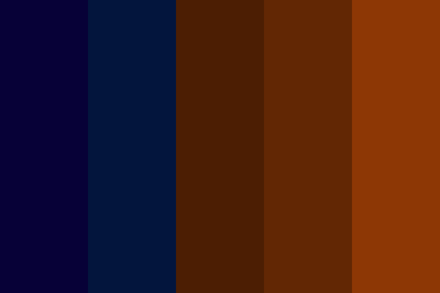 Rusty blue Color Palette
