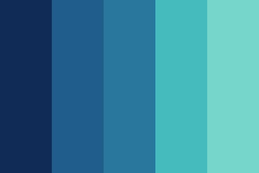 Beach Blues Color Palette