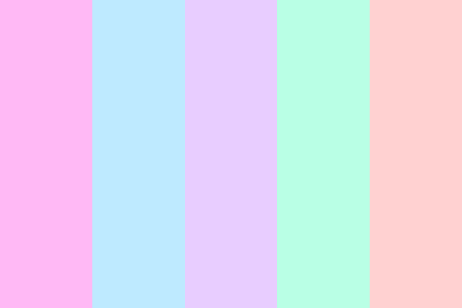 Pastel Candy Heart Color Palette