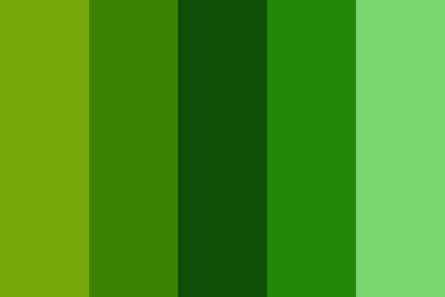 green grasses Color Palette