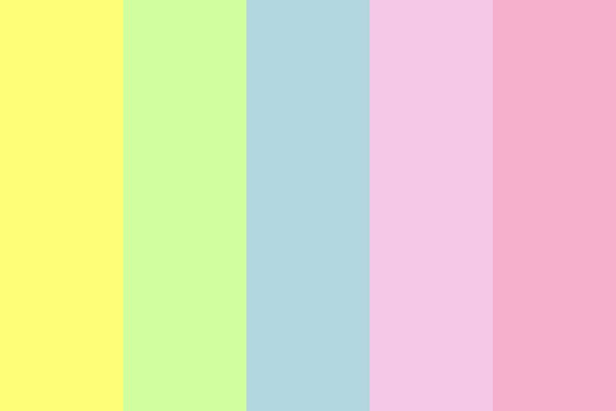 Vivid Pastel Color Palette
